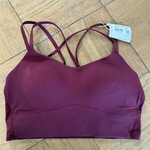 Lululemon Like a Cloud Longline Bra Light Support, B/C Cup - Burgundy Bay